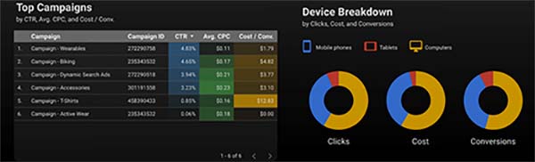 Google Data Studio Campaign Sample